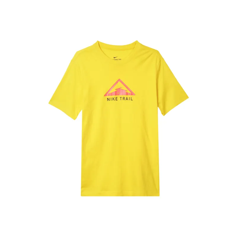 Nike Set in Sleeve T Shirt Men's Yellow-0