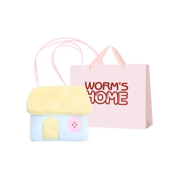 Worm's Home Plush Crossbody Bag Women's Multicolor