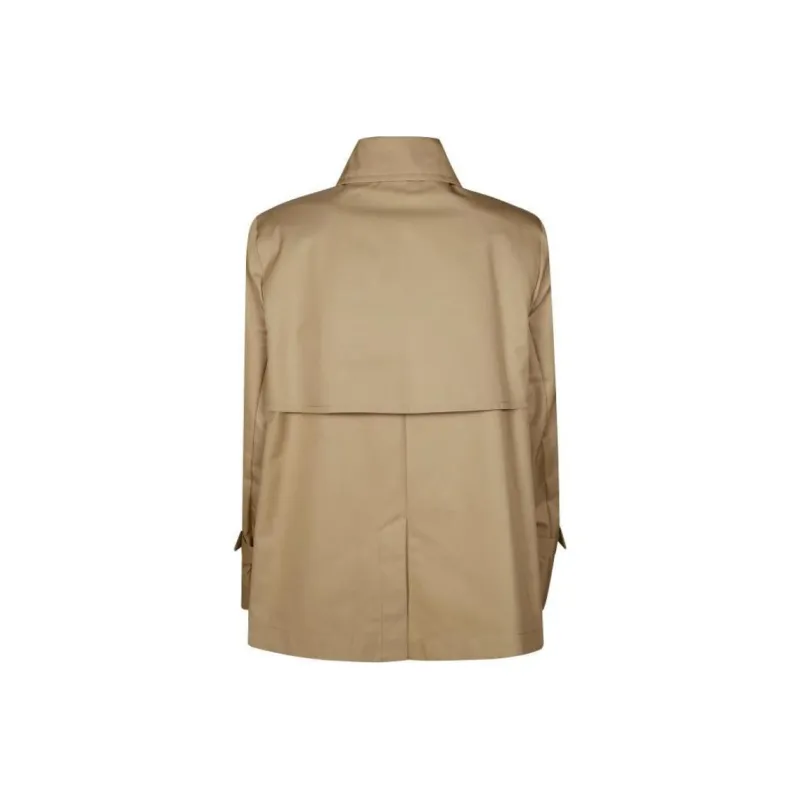 WEEKEND MaxMara Biglia Double Breasted Short Peacoat-1