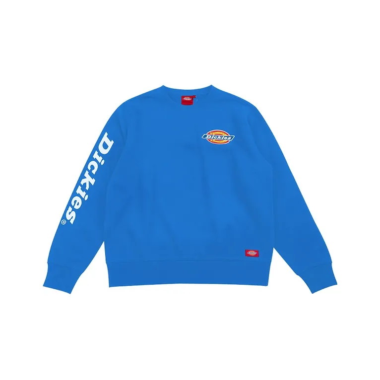 Dickies Crew Neck Loose Fit Sweatshirt Men's Nebula Blue-0