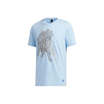 Adidas Wuji Series T Shirts Men Blue