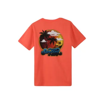 New Era T Shirt Unisex Orange Red