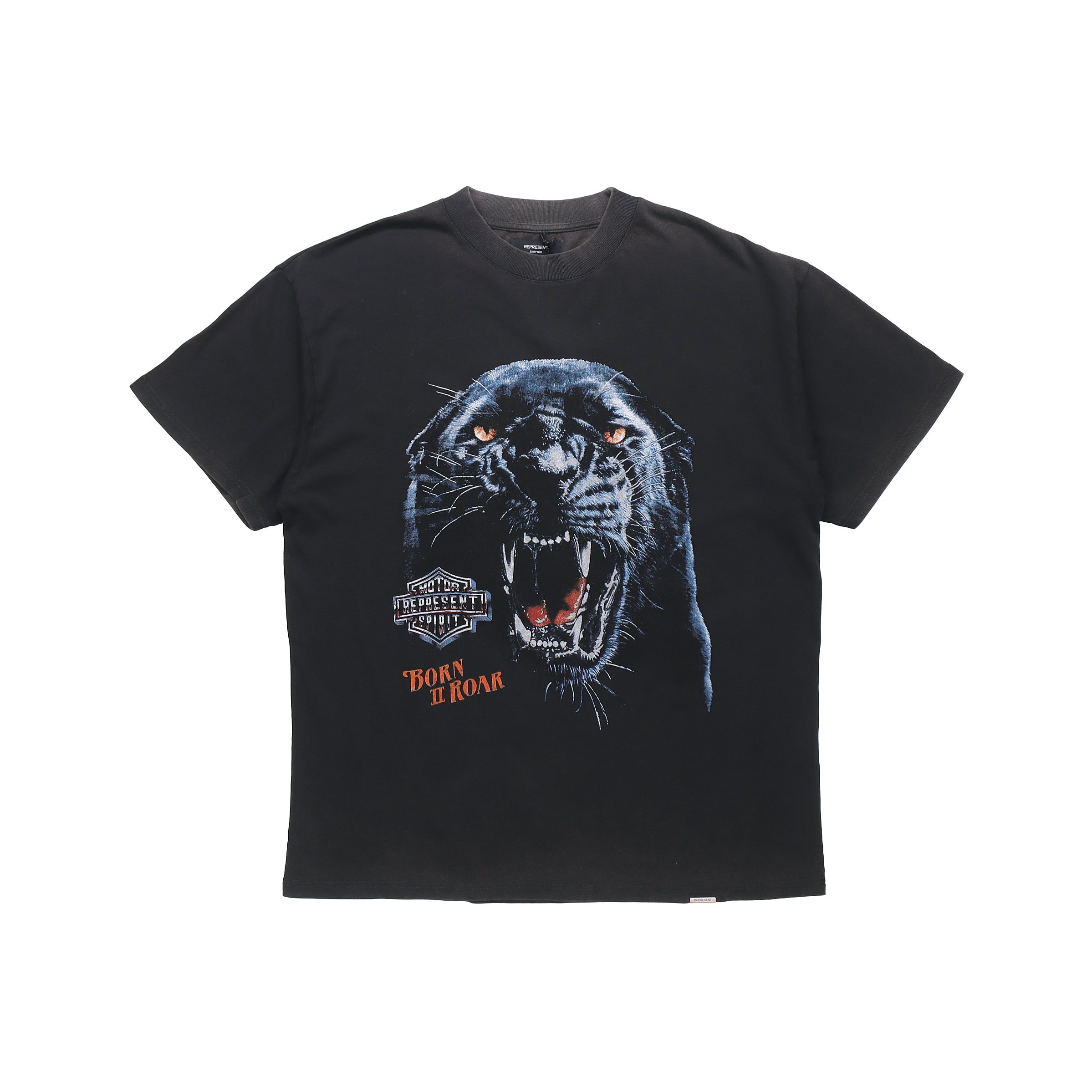 REPRESENT SS21 Men's Tiger Graphic Print Washed Vintage T