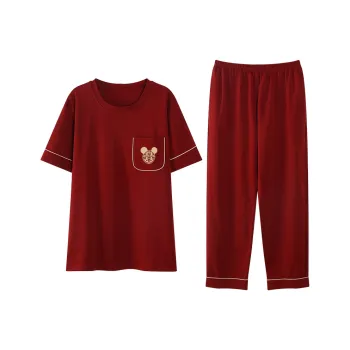 Huggy Kissy Pajama Set Men's Red