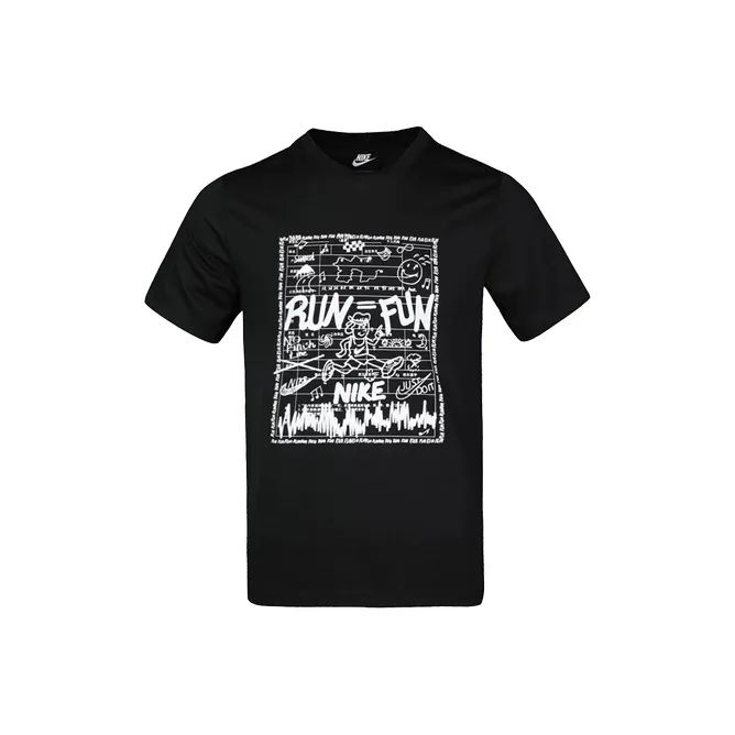 Nike T Shirts Men Black-0