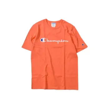 Champion T Shirt Unisex Orange Red
