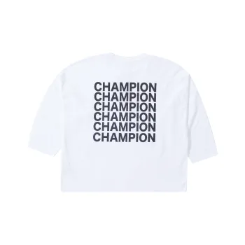 Champion Straight Long Sleeved T Shirt Japan Version Unisex
