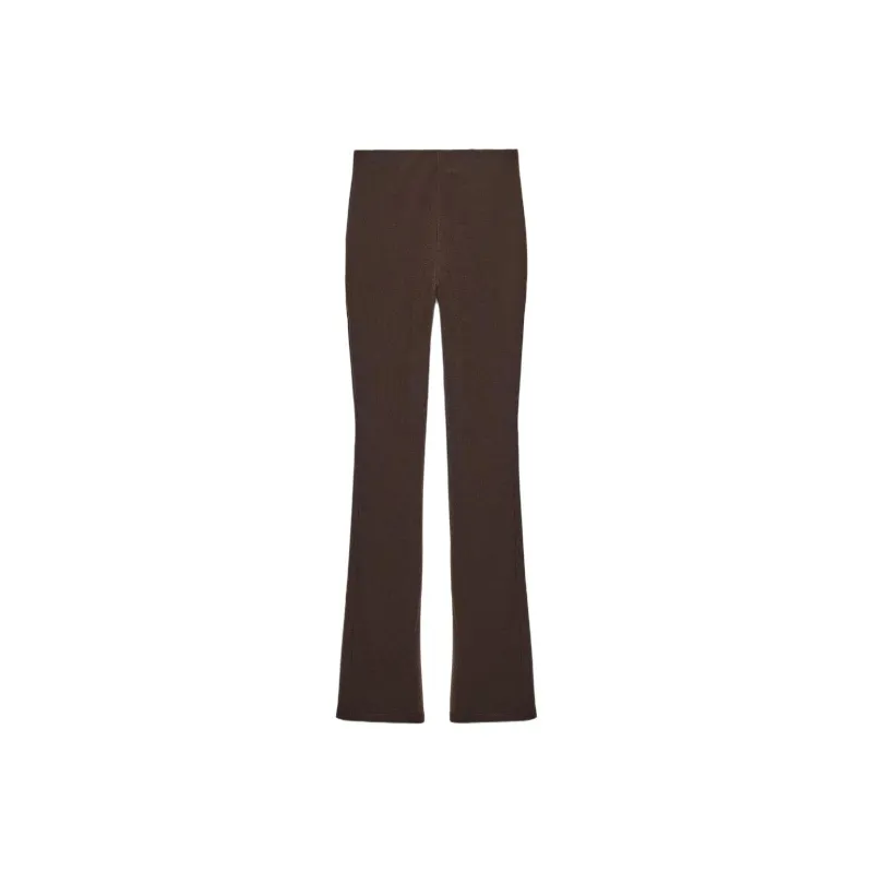 ZARA Casual Pants Women's Dark Brown-1