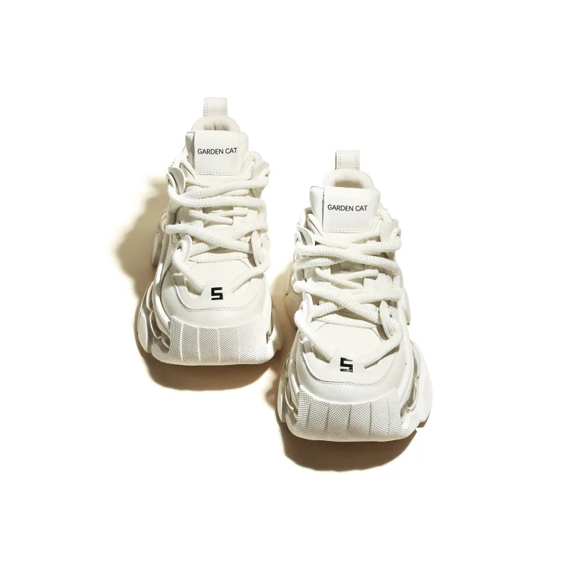 GARDEN CAT Low Top Chunky Sneakers Women's Ecru-2