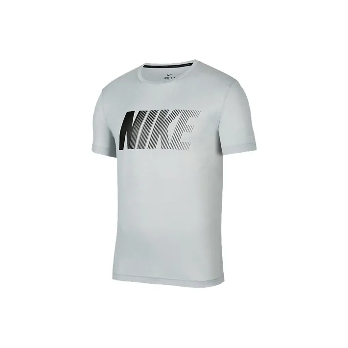 Nike T Shirts Men Birch Heather-0