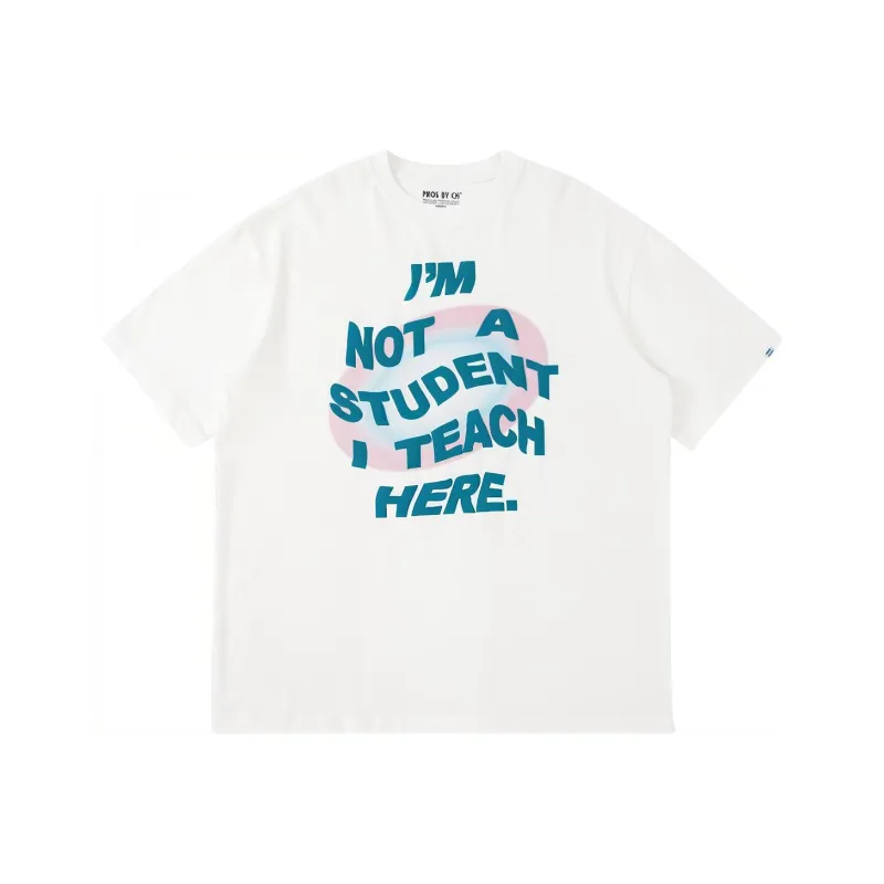 PROS BY CH Straight T-Shirt Unisex White-0