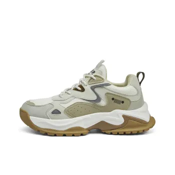 JEEP SPIRIT Chunky Sneakers Men Low Top Shuffleboard White