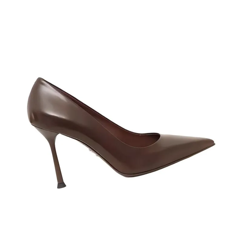 Sergio Levantesi Slim Heel High Heels Women's Brown-2