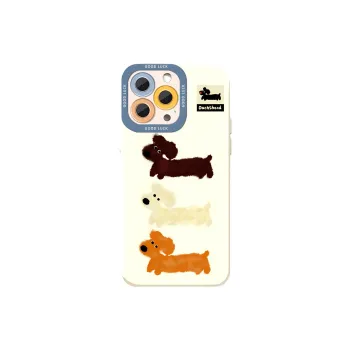 Sopi TPU Material Liquid Angel Eye Stripes Puppy Phone Cases Compatible With IPhone 16/15 Pro Max/Apple 13/14 Pro/Max