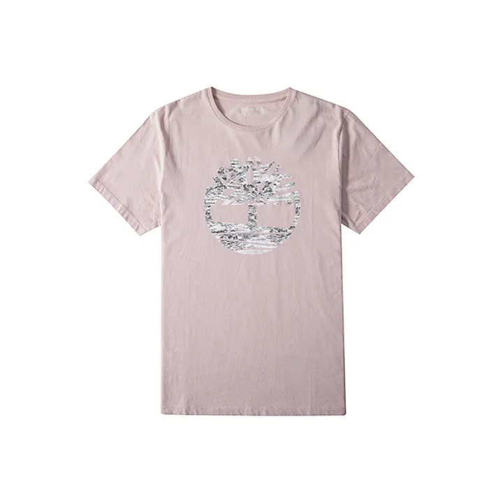 Timberland T Shirt Men's Light Pink-0