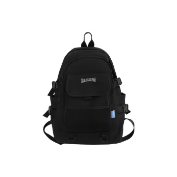 Travel Nylon Backpack Regular Unisex Black/White/Green/Yellow