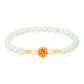 [Chrysanthemum]Twelve Gods of Flowers Solid Gold Beaded Bracelet