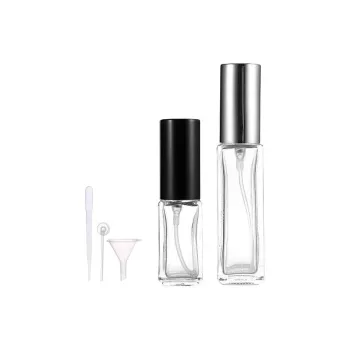 JIAOXUEFEI Perfume Refill Spray Bottle 2 Pcs 10ml+5ml Portable Travel Refill Container Empty Bottle