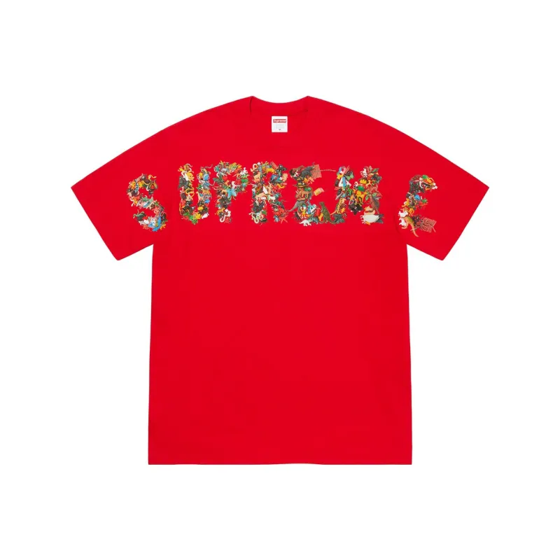 Supreme Toy Pile Tee Ash Grey-5