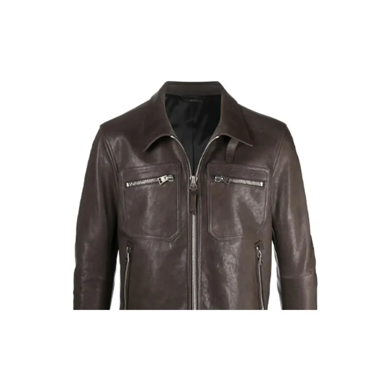 TOM FORD Jackets Men Brown-4