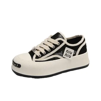 BANWEIDIYA Lightweight Breathable Height Increasing Low Top Skateboard Shoes Women's