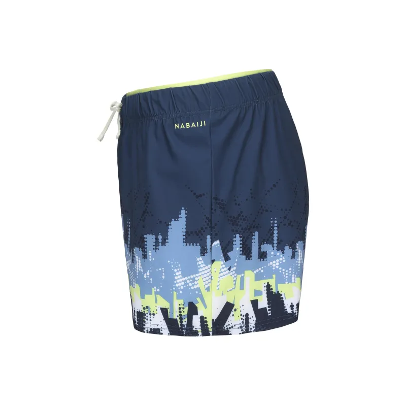 DECATHLON Swimming Shorts Men's Gray Blue-1