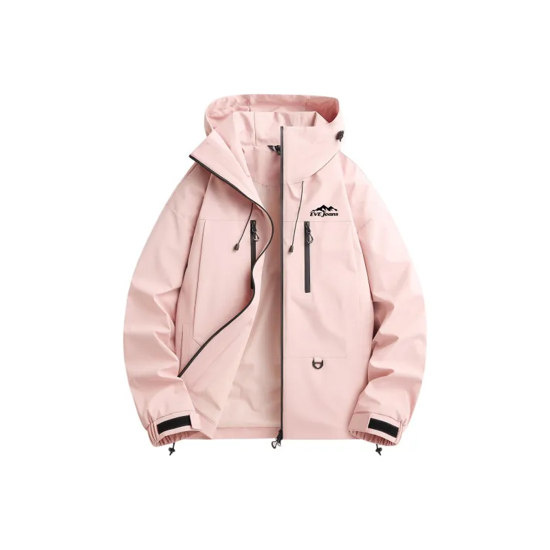 Yiwen Water Resistant Windproof Breathable Warm Windbreaker Jacket Unisex-20
