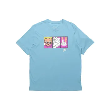 Nike T Shirts Men Cerulean