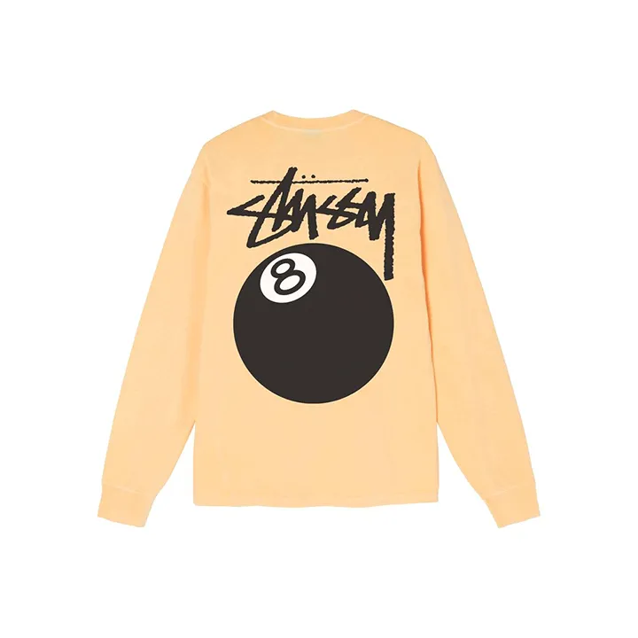 Stussy 8 Ball Pigment Dyed Long Sleeve Tee-6