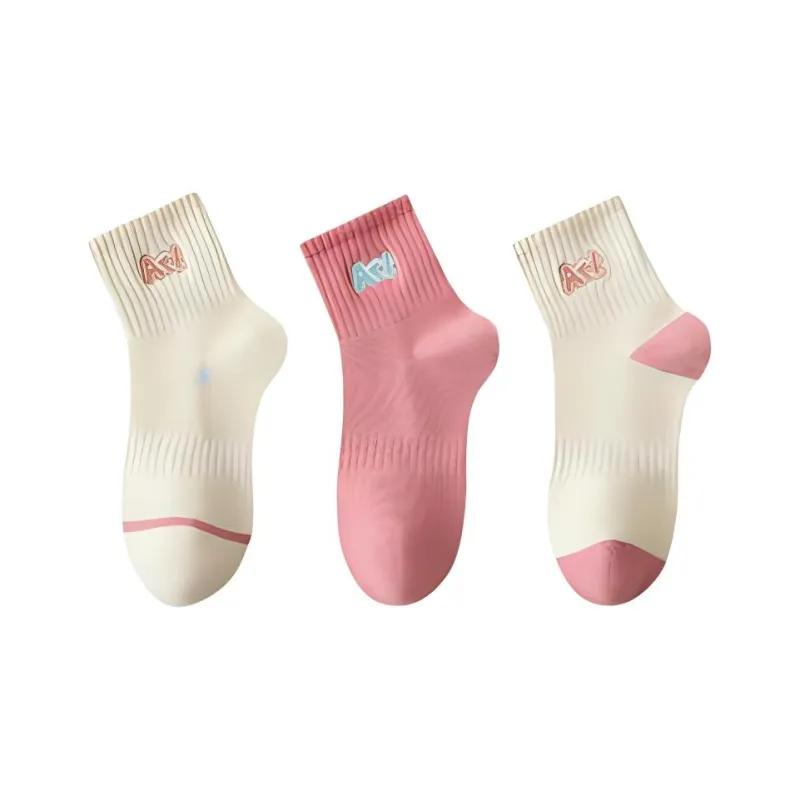 Temooues Ankle Socks Women's Combo Set-5