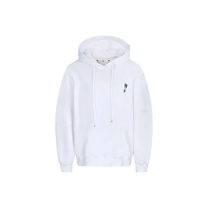 MLB Cartoon Sweatshirt Unisex White-0
