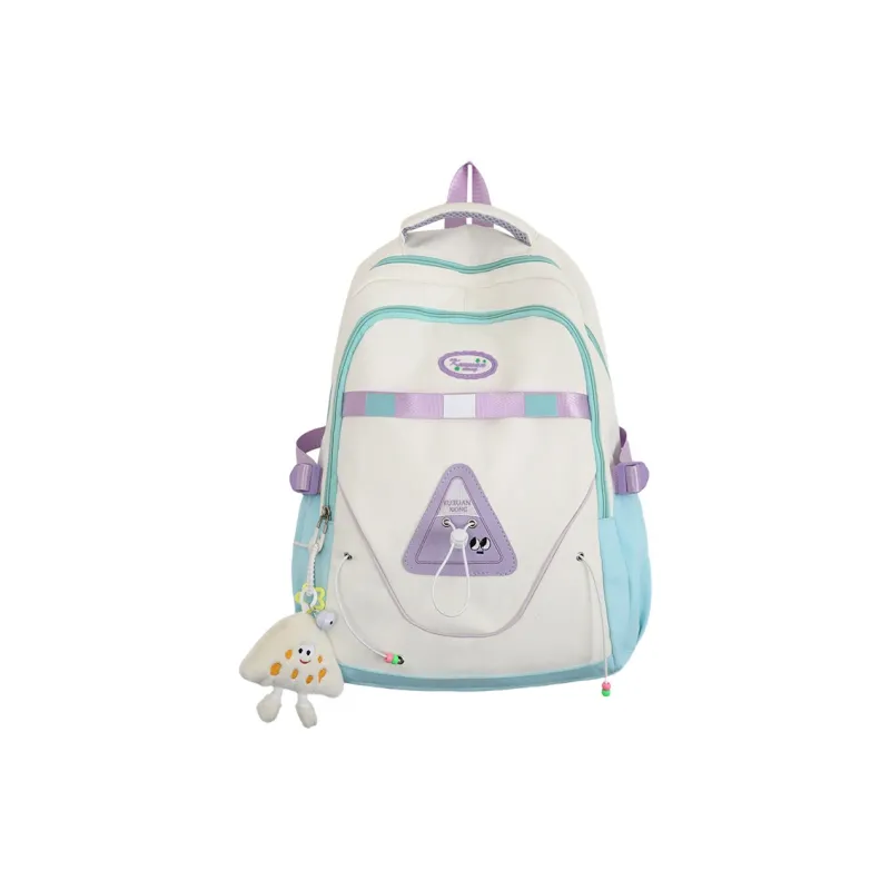 GEERDUN Nylon Backpack Unisex Multicolor-12