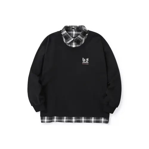 BIRDTALK Sweatshirts Unisex Black