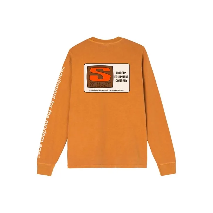 Stussy Equipment Company Pigment Dyed L/S Tee-6