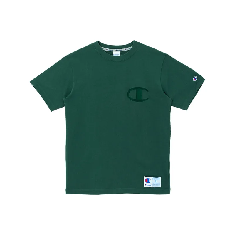 Champion T Shirt Japan Version Men's Dark Green-0