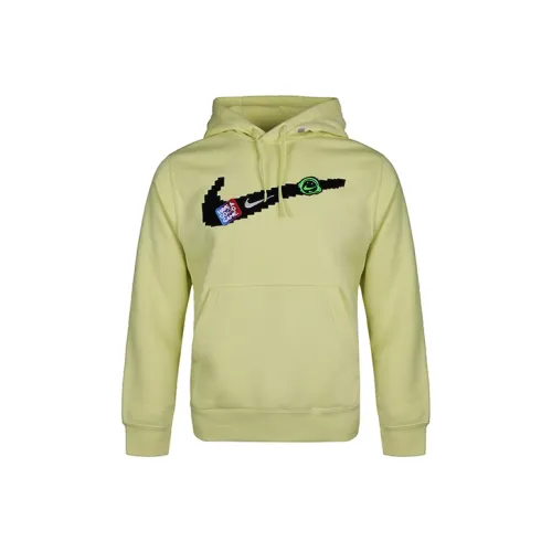 Nike Sweatshirts Men Orange Cyan