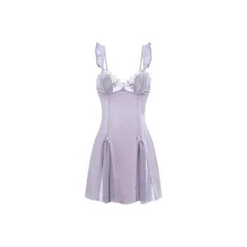 O'MESIK Nightgown Women's Purple