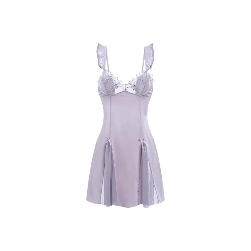 O'MESIK Nightgown Women's Purple-0