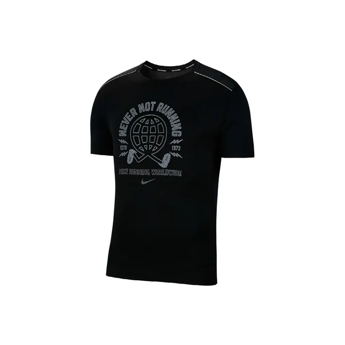 Nike Set-in Sleeve T-Shirt Men's Black-0
