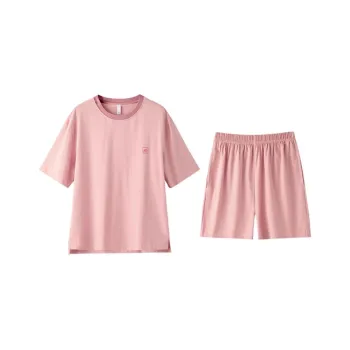 ZAO FU NIAO Pajama Set Women's Cherry Pink