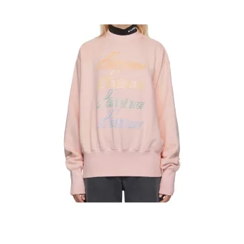WE11DONE Sweatshirts Unisex Pink