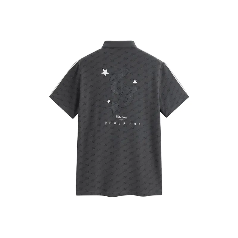 PEACEBIRD MEN Polo Shirt Men's Dark Gray, Batch 1-1