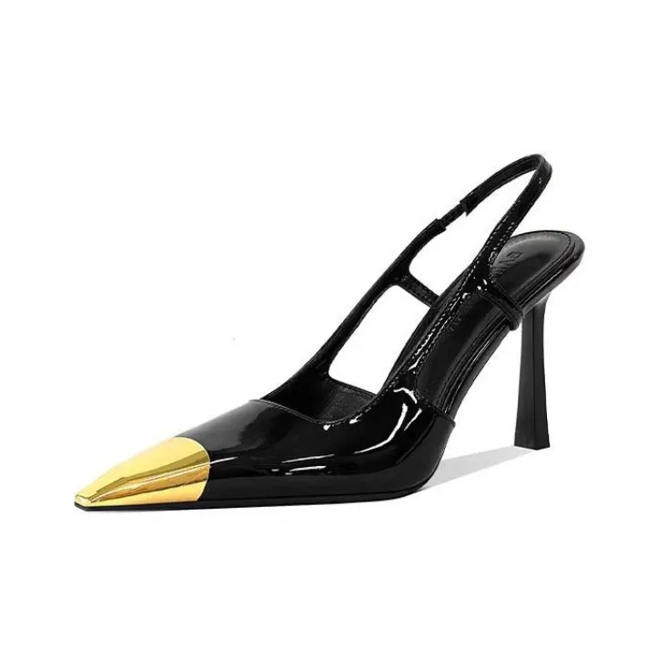 RoseDoris High Heels Women's Black, Gold-0