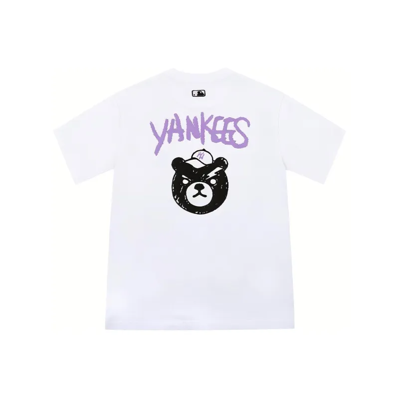 MLB New York Yankees T Shirts Unisex White-0