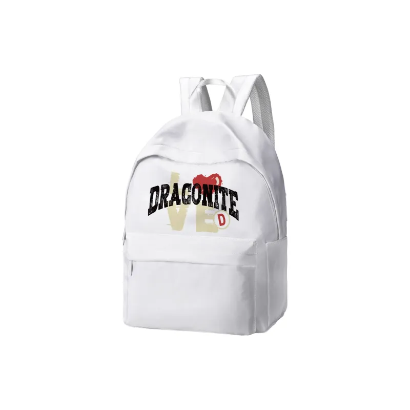 DRACONITE Polyester Backpack Laptop Bags Unisex White-27