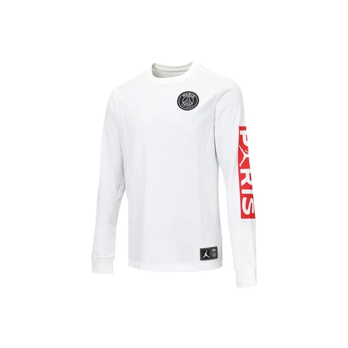 Jordan Paris Saint Germain T Shirts Men White-0