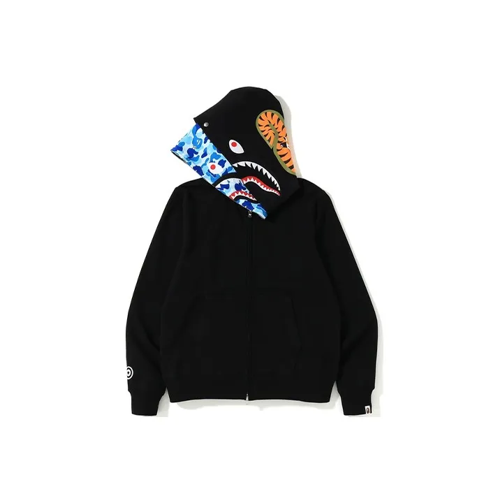 A BATHING APE Abc Shark Full Zip Double Hoodie-0