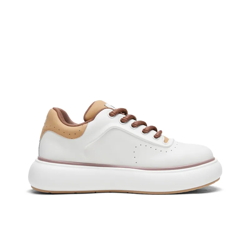 Lee Casual Comfortable White Sneakers Trendy Versatile Commute Low Top Skateboard Shoes Men's-1