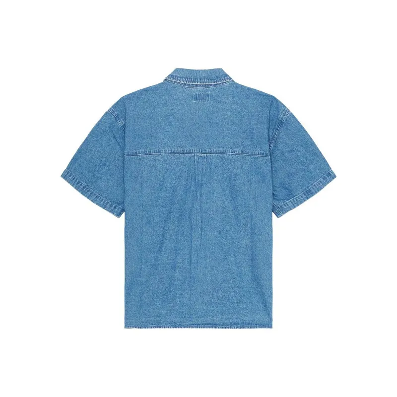 Obey Denim Short sleeve Shirt-1