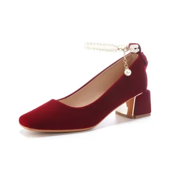 KATHRYN WILSON High Heels 5cm Women's Burgundy